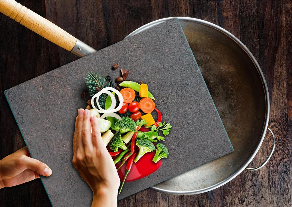 Glass Board Cutting Board 52X40 Christmas