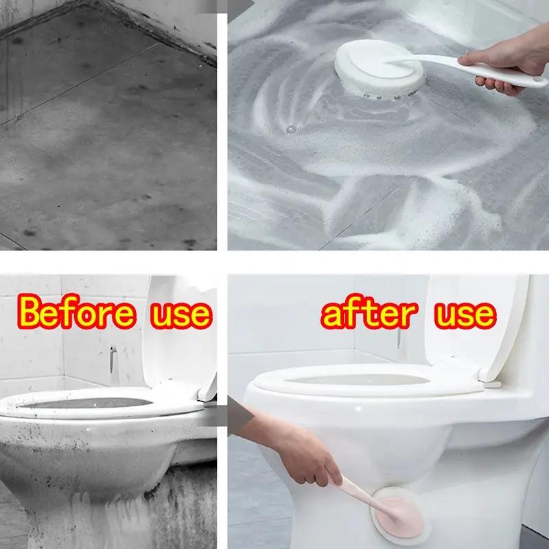 Long-handled Multifunctional Cleaning Sponge Brush Dishwashing Kitchen Toilet Bathroom Decontamination Tool Tile Floor Wipe