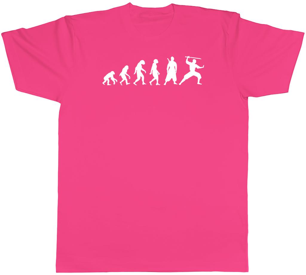 Evolution of Ninja Unisexs TShirt Martial Arts Shinobi Samurai Karate Unisex Tee