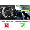 Universal Car Steering Wheel Lock Heavy Duty Anti-theft  Car/Van Security Rotary Steering Wheel Lock Enhance Automobile Security
