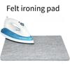 1 Stück Bügelmatte aus Wollfilz, chemische Reinigung Feuchtigkeitsaufnahme und Hochtemperatur-Bügeln Kleidung graue Wollfilzmatte