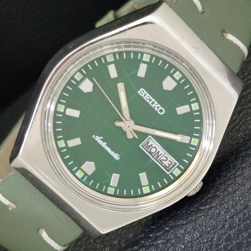 

АВТОМАТИЧЕСКИЕ ВИНТАЖНЫЕ ЧАСЫ SEIKO ЯПОНИЯ 6309A МУЖСКИЕ С ЗЕЛЕНЫМ ЦИФЕРБЛАТОМ a701334-5 R206a-a701334