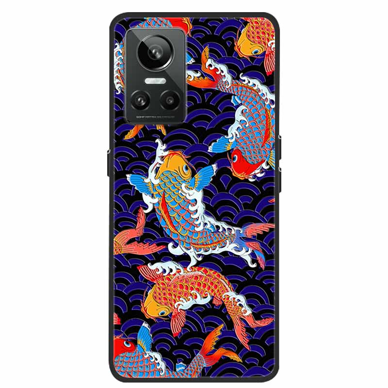 For Realme GT Neo3 5G Case 3D Flower Emboss Soft Silicone Phone Back Cover Case For OPPO Realme GT Neo2 Neo 3 Coque for Bumper