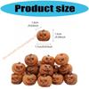 Durable Resin Pumpkins Set Of 10 Halloween Party Decor Eco Friendly Safe For Kids Pets Indoor Outdoor Use