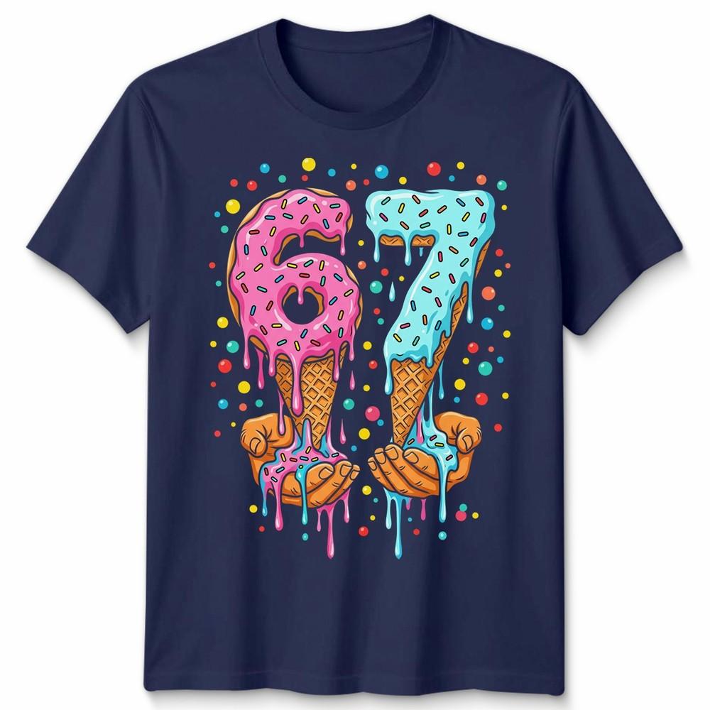 Funny Spotty 67 Unisex T Shirt Six Seven Dotty Spot Tee Graphic Top