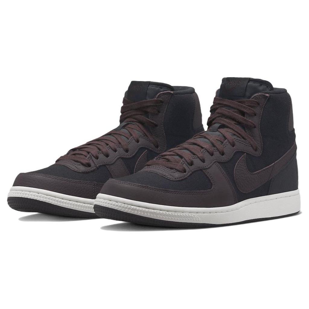 Nike Terminátor High Velvet Brown Pánské tenisky Černá Barokně hnědá FD0651-001