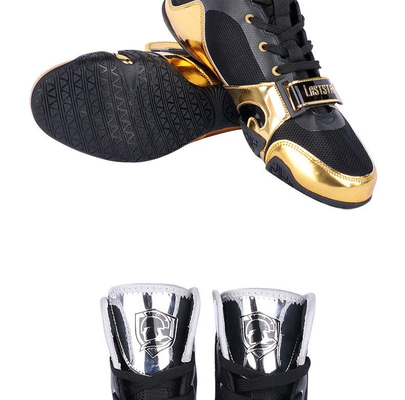 Zapatos Profesionales de Boxeo y Lucha Libre de Caña Alta - Transpirables, Antideslizantes para Hombres y Mujeres