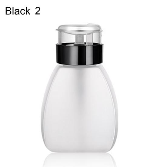 

250 мл Пресс-бутылка Удобная герметичная пластиковая жидкость для прессования Пустая бутылка для салона 2 чёрный