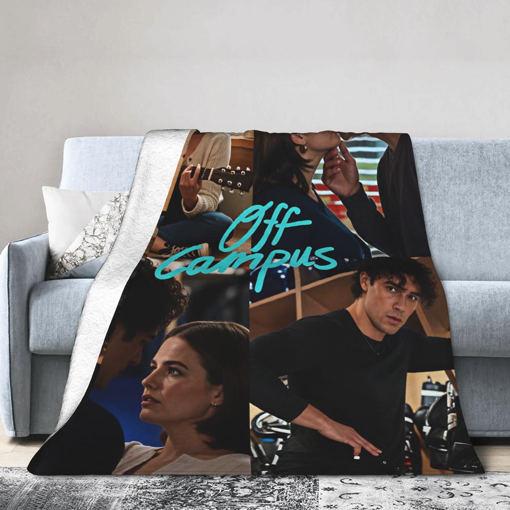 Off Campus Garrett Graham Flannel Blanket Winter Super Warm Throw Blanket for Child Living Room Funny Bedspread Sofa Bed Cover
