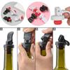 5pcs Wine Bottle Stopper Plastic Household Hand Press Champagne Wine Stopper Vacuum Sealed Storage Cap Wine Cork Plug Decanter