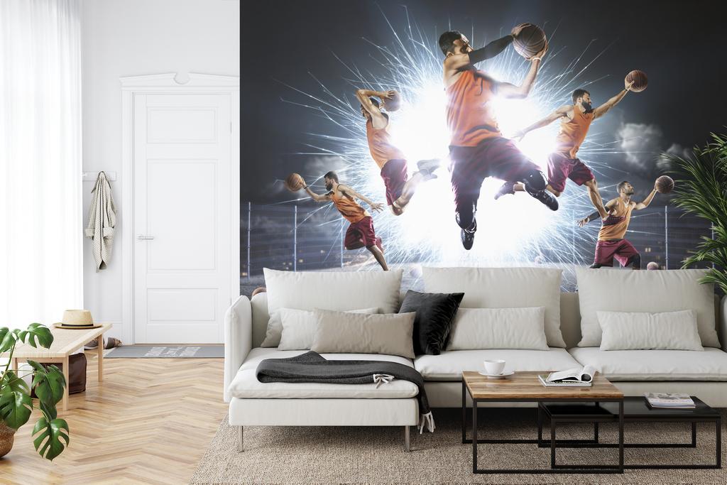 Photomural Street Basketball Self-Adhesive Mural 208x146