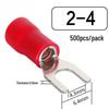 Rongyu Insulated Fork Wire Terminal (Tinned Copper)