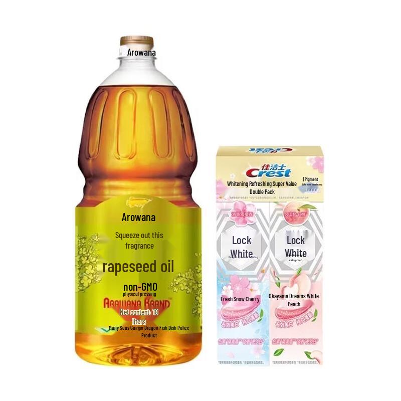 Crest Dual-Color Lock White Toothpaste