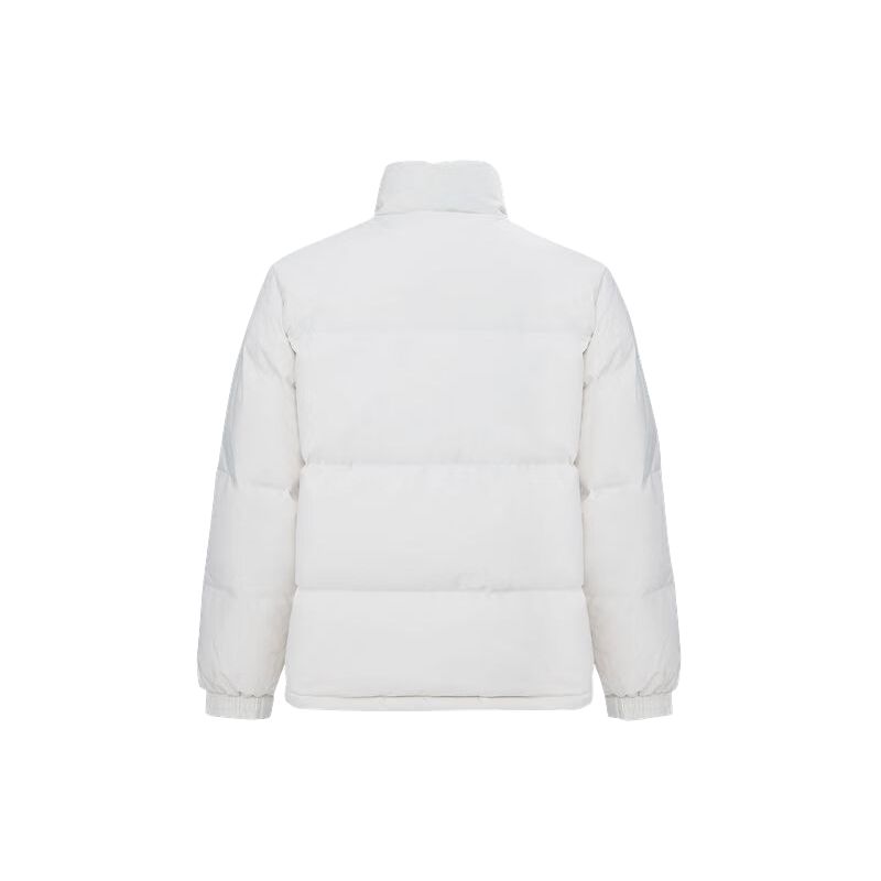 Converse Down Jackets Unisex White Stand Collar Moderate Puffer Jacket UCJ144-W2Y