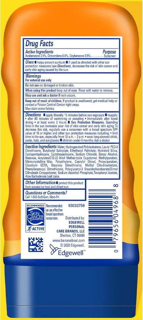 Balsam do opalania z filtrem UVA/ UVB BANANA BOAT SPF 100 SPORT 118 ml