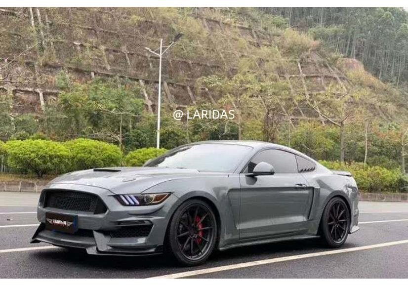 2015-2017 Ford Mustang S550 Front Bumper Canards