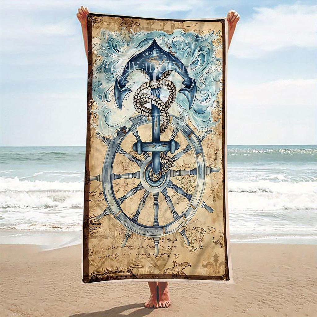 Strandtücher mit tollen Aufdrucken, Weiche Handtücher geeignet für Reisen, Schwimmbäder, Urlaube und Strandtage.