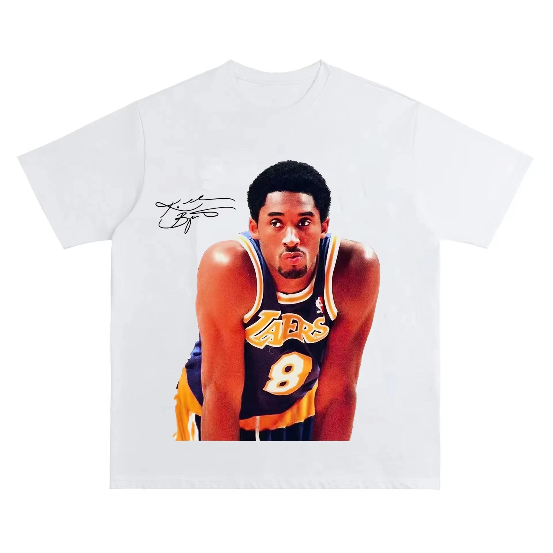 

Kobe Bryant Basketball Star T-Shirt Men Women Short Sleeve Cotton Tees High Quality Y2k T-shirt Unisex Summer Tops Streetwear 4XL