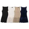 Autumn New Arrival: European & American Style Women's Mini Dress with Bow Decoration
