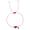 2025 Year of the Snake Lucky Red String Handmade Beaded Bracelet Set with Evil Eye for Couples