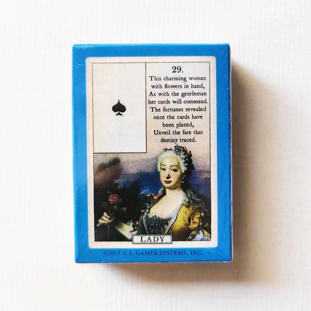 Blue Bird Lenormand Oracle Cards A 38 Tarot Deck Card English for Divination Board Game