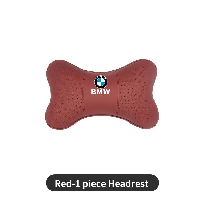 New Car Seat Headrests Pillow Leather Lumbar Neck Support Back Cushion For BMW E90 E60 E46 E39 F30 F10 E87 X3 X4 X5 X1 G30