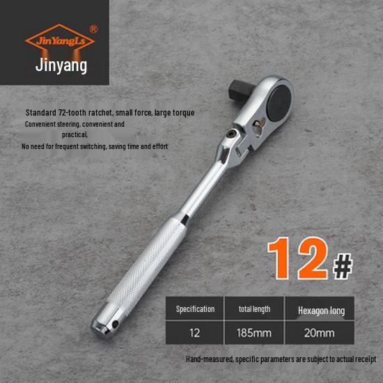 Jinyang 4-in-1 Double-Headed Reversible Ratchet Hex Wrench