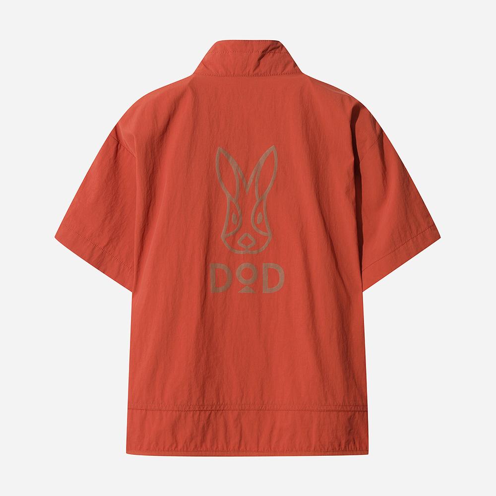 DOD Eight Stand Neck Half Anorak Women'S (D.Orange)