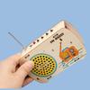 DIY Craft Wood Radio Material Set Wooden Scientific Training Experimental Kits  Science Education
