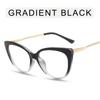 Blue Light Glasses Women Fashion Cat Eye Glasses Transparent Female Vintage Anti Fatigue Computer Eyeglasses Men Plain Glasses
