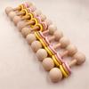 Organic Wood Montessori Styled Baby Rattle Perfect Grasping Teething Toy for Toddlers Paint