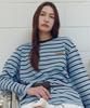 JBYRARA St Long Sleeve Oversized T-Shirt_Blue