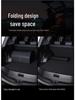 Leather Car Trunk Storage Box with Logo - Multifunctional Folding Organizer