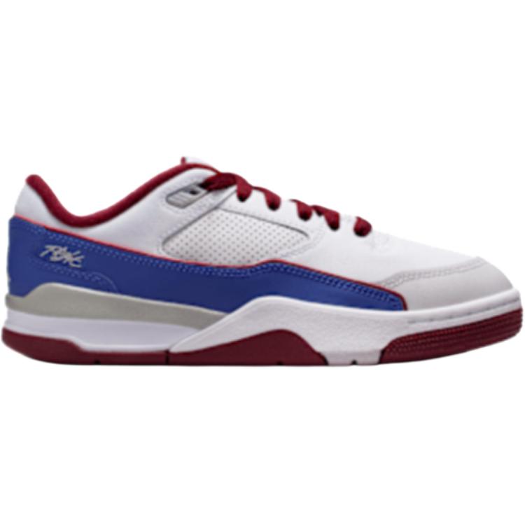 Jordan Flight Court Stylish Comfortable Durable Low Top Basketball Shoes Kids sneaker White Blue Red IM3364151
