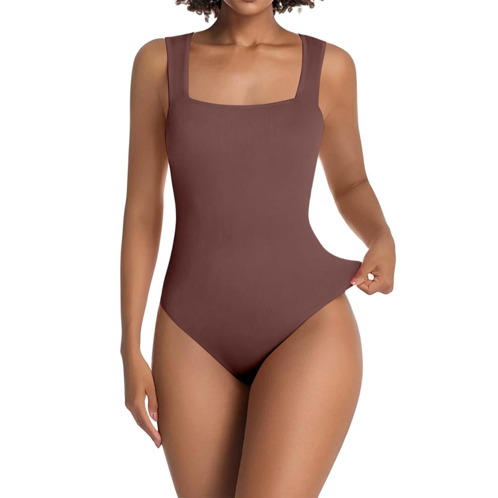 Women's Fashion Vest Panties One-Piece Fitted Bodysuit With Slimming Waist And Hip Lifting Seamless Shaping Bodysuit