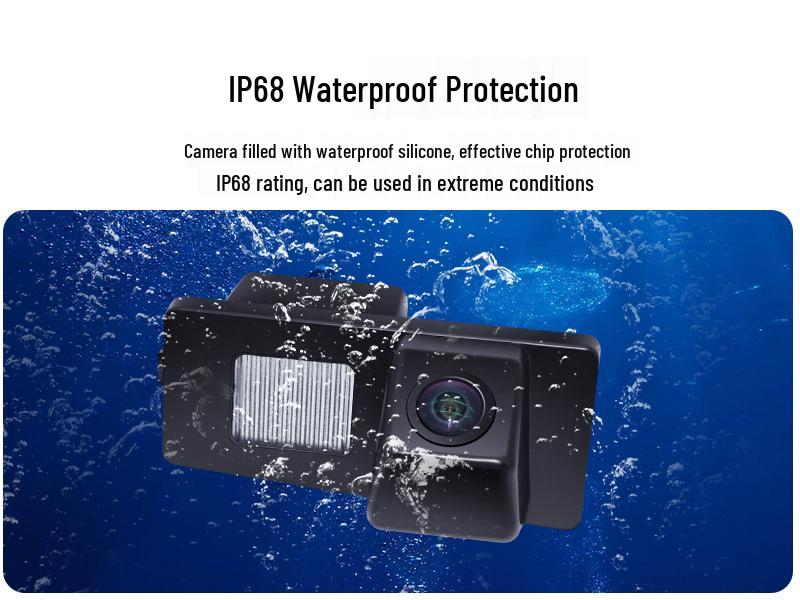 SsangYong Korando AHD1080P Nachtsicht Auto Kennzeichen Rückfahrkamera