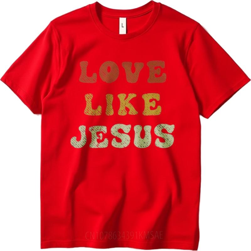 New Arrived Casual Tee Boys Summer Tshirt Plus Size Love Like Jesus Hiphop For Man Top Tees Quick Dry Shirt Essential Tee
