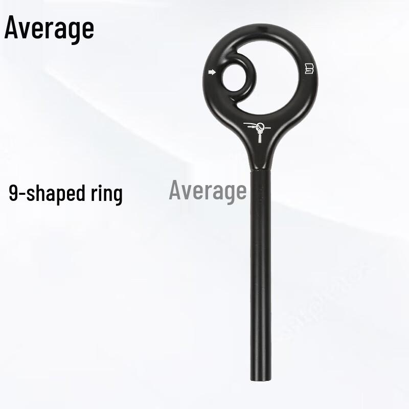9-Ring Rock Climbing Descender