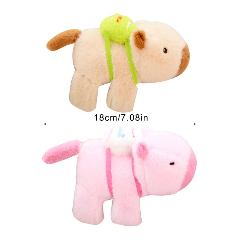 Capybara Plüscharmband Spielzeug für Kinder Geburtstagsgeschenk Armband Stofftiere Adorkable Capybara Lustiges Geburtstagsgeschenk