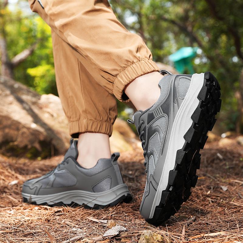Scarpe Sportive da Uomo Scarpe da Trekking Sneakers Basse Uomo Nere Casual Outdoor Atletiche Antiscivolo Taglia Grande