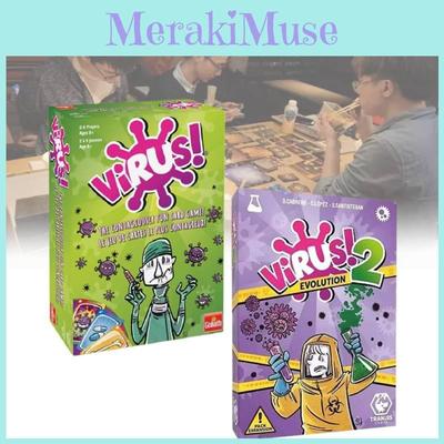 Family-friendly Virus Card Game For Visual And Intellectual Skill Development