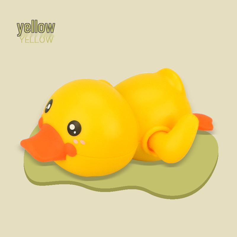 Wind-up Yellow Duck Bath Toy for Infants