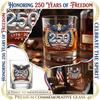 Commemorative Whiskey Glass For  Revolutionary Anniversary, Personalized Whiskey Glass.