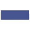 Retractable Side Awning 160 X 500 Cm Blue