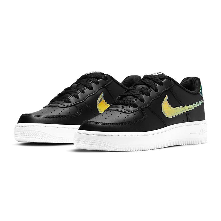 Nike Air Force 1 Low LV8 Swoosh Digitale Nero GS CW1577-002