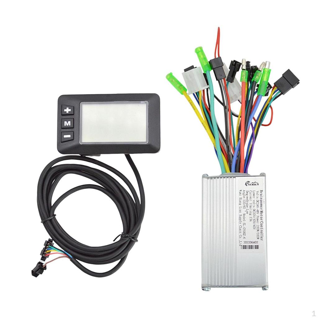 24V-48V/36V-60V Electric Bicycle Controller LCD Display, Aluminium Alloy E Bike Control Unit, Speed