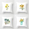 Plant Pattern Pillowcase Office Living Room Car Ornaments Home Pillowcase