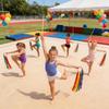 Gymnastics Ribbon Rainbow Twirling Streamers Wristband Dance Streamers for Outdoor Ballet Competition Preschool Holiday