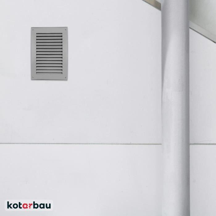 Ventilation Grille - KOTARBAU - 170 X 250 Mm - Plastic - Moisture Resistant - Mosquito Net