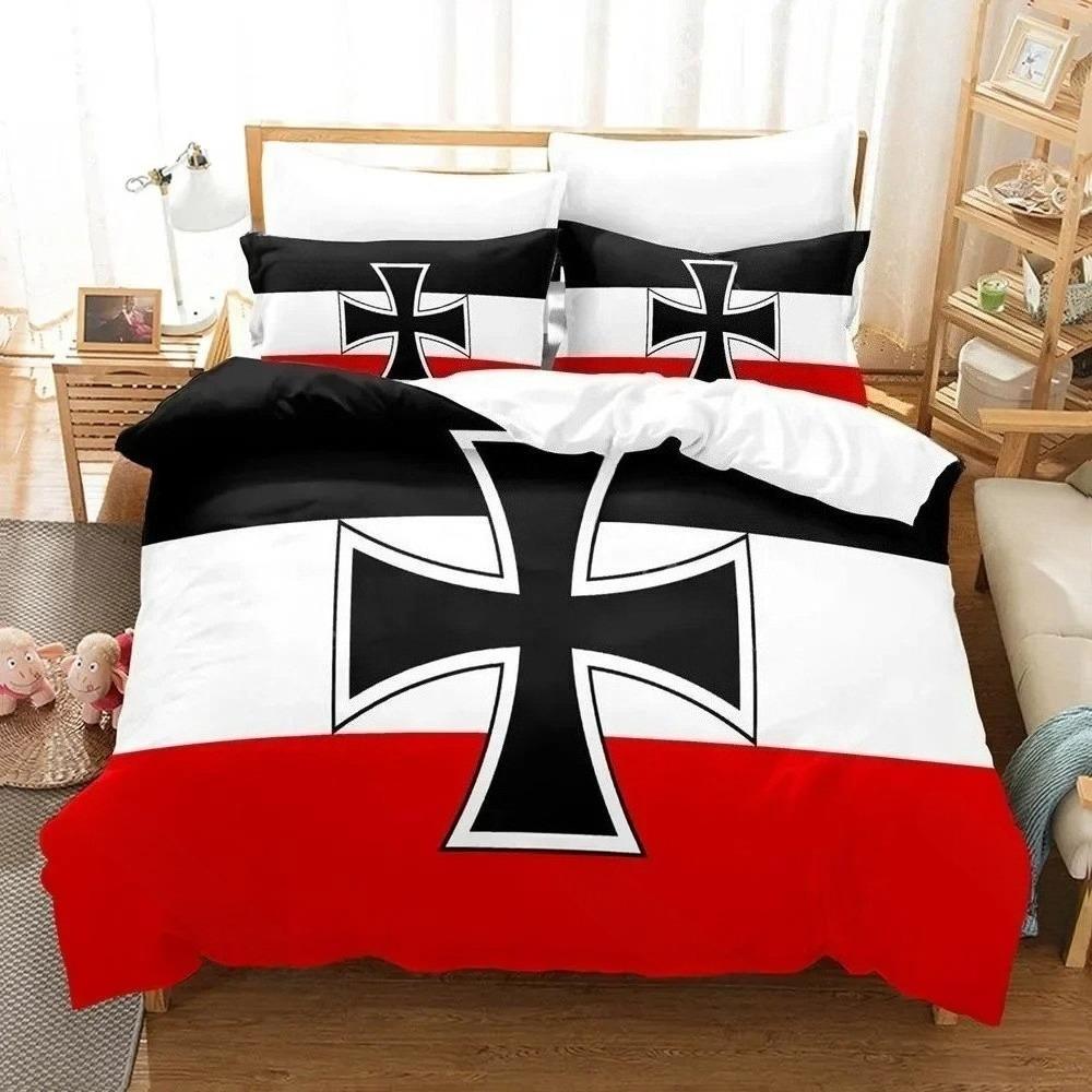Stampa 3D Bandiera tedesca Set Biancheria da Letto Singolo Piazza e Mezza Matrimoniale Queen King Size Set Letto Adulto Bambino Camera da Letto Set Copripiumino